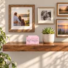 MacKenzie Keepsake Urn for Ashes - Cultured Marble - Pink