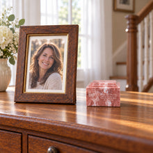 MacKenzie Keepsake Urn for Ashes - Cultured Marble - Rose