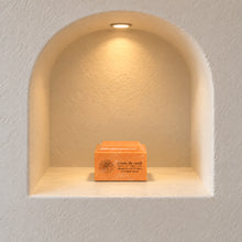 MacKenzie Keepsake Urn for Ashes - Cultured Marble - Sunset Orange