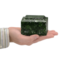 MacKenzie Keepsake Urn+Vault® for Ashes - Cultured Marble - Verde