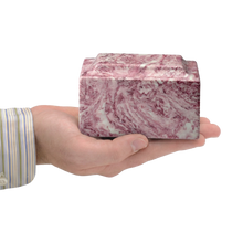 MacKenzie Keepsake Urn+Vault® for Ashes - Cultured Marble - Wild Rose