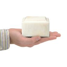 MacKenzie Keepsake Urn+Vault® for Ashes - Cultured Onyx - Pearl