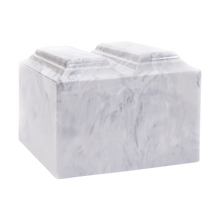 MacKenzie Niche Companion Urn+Vault® for Ashes - Cultured Marble - Carrera