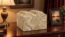 MacKenzie Niche Companion Urn for Ashes - Cultured Marble - Neptune