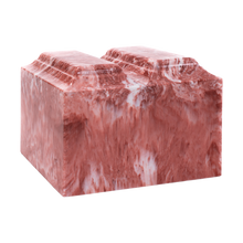 MacKenzie Niche Companion Urn+Vault® for Ashes - Cultured Marble - Rose