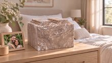 MacKenzie Niche Companion Urn for Ashes - Cultured Marble - Syrocco