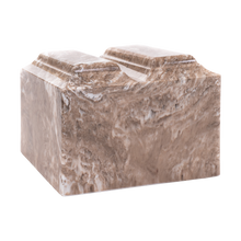 MacKenzie Niche Companion Urn+Vault® for Ashes - Cultured Marble - Syrocco