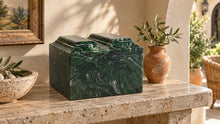 MacKenzie Niche Companion Urn for Ashes - Cultured Marble - Verde