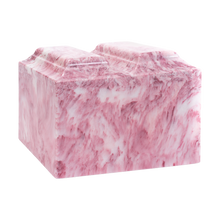 MacKenzie Niche Companion Urn+Vault® for Ashes - Cultured Marble - Wild Rose