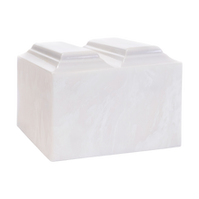 MacKenzie Niche Companion Urn+Vault® for Ashes - Cultured Onyx - Pearl