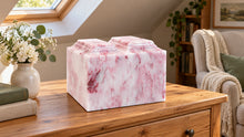 MacKenzie Niche Companion Urn for Ashes - Cultured Onyx - Ruby
