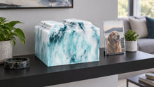 MacKenzie Niche Companion Urn for Ashes - Cultured Onyx - Teal