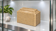 MacKenzie Niche Urn for Ashes - Cultured Granite - Golden Sand