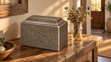 MacKenzie Niche Urn for Ashes - Cultured Granite - Kodiak Brown