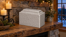 MacKenzie Niche Urn for Ashes - Cultured Granite - Mist Gray