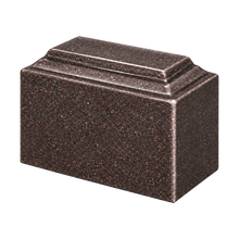 MacKenzie Niche Urn for Ashes - Cultured Granite - Vintage Red