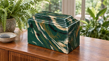 MacKenzie Niche Urn for Ashes - Cultured Marble - Camouflage