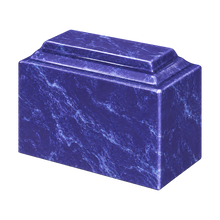 MacKenzie Niche Urn for Ashes - Cultured Marble - Cobalt