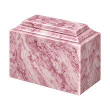 MacKenzie Niche Urn for Ashes - Cultured Marble - Wild Rose