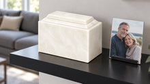 MacKenzie Niche Urn for Ashes - Cultured Onyx - Pearl