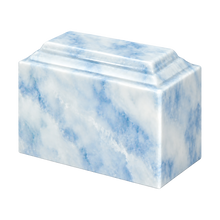 MacKenzie Niche Urn for Ashes - Cultured Onyx - Sapphire