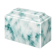 MacKenzie Niche Urn for Ashes - Cultured Onyx - Teal