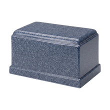 MacKenzie Olympus Urn for Ashes - Cultured Granite - Paradise Blue