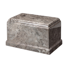MacKenzie Olympus Urn for Ashes - Cultured Marble - Cashmere Gray