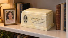 MacKenzie Olympus Urn for Ashes - Cultured Marble - Gold