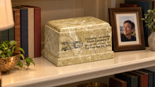 MacKenzie Olympus Urn for Ashes - Cultured Marble - Neptune