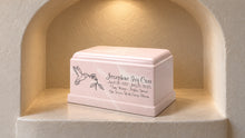 MacKenzie Olympus Urn for Ashes - Cultured Marble - Pink