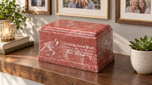 MacKenzie Olympus Urn for Ashes - Cultured Marble - Rose