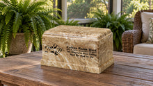 MacKenzie Olympus Urn for Ashes - Cultured Marble - Syrocco
