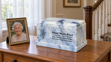 MacKenzie Olympus Urn for Ashes - Cultured Onyx - Sapphire