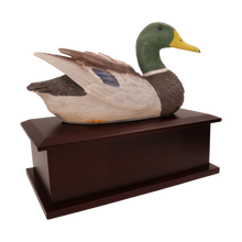 Male Wild Mallard Duck Decoy Figurine Extra Large Pet Urn - Funeral.com, Inc.