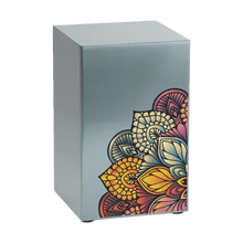 Mandala Pewter Companion Urn - Left Side - Funeral.com, Inc.