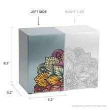 Mandala Pewter Companion Urn - Left Side - Funeral.com, Inc.