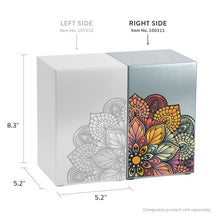 Mandala Pewter Companion Urn - Right Side - Funeral.com, Inc.