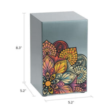 Mandala Pewter Companion Urn - Right Side - Funeral.com, Inc.