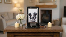 Marble Tower Pet Cremation Urn with Photo Holder - Funeral.com, Inc.