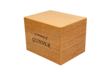 MDF Pet Cremation Urn with Laser Engraving - Funeral.com, Inc.