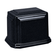 Millennium Cultured Granite Cremation Urn for Ashes - Black