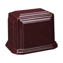 Millennium Cultured Granite Cremation Urn for Ashes - Burgundy