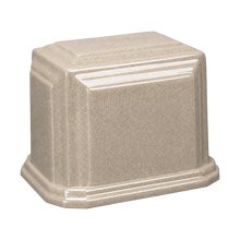 Millennium Cultured Granite Cremation Urn for Ashes - Cream