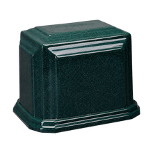 Millennium Cultured Granite Cremation Urn for Ashes - Emerald Green