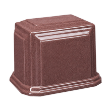 Millennium Cultured Granite Cremation Urn for Ashes - Rasp-Rose