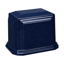 Millennium Cultured Granite Cremation Urn for Ashes - Sapphire Blue