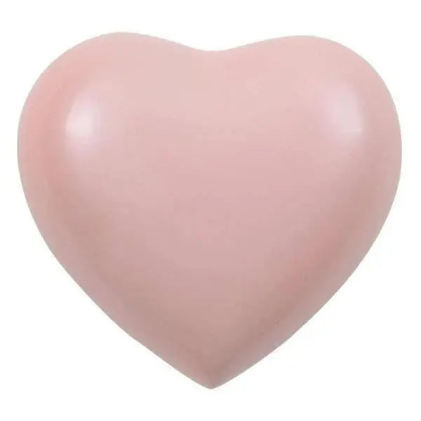 Amorette Pearl Pink Heart Pet Urn - funeral.com