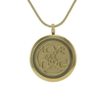 Furever Loved Dog Bronze Hinged Two Inserts - funeral.com