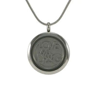 Furever Loved Dog Pewter Hinged Two Inserts - funeral.com